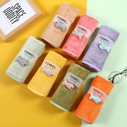 7 fina fiberhanddukar absorberar vatten, hemmatvätt handduk, mjuk a