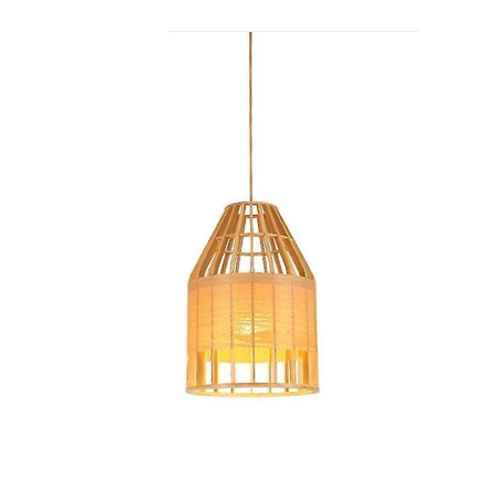 30cm E27led Japansk Stil Massiv Træ Lysekrone