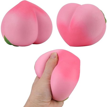 Persikka lelu, aisti Fidget lelu, pehmeä hedelmä tuoksuva persikka stressi B