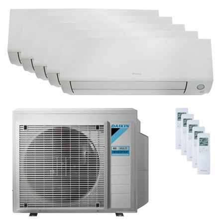 Condizionatore Daikin Perfera All Seasons penta split 7000+7000+7000+7000+7000 BTU inverter A++ wifi unità esterna 7.8 kW