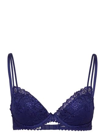 Push_Up_Bra_Removable_Pads Lingerie Bras & Tops Push Up Bras Blå Marie Jo