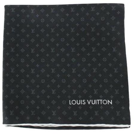 Louis Vuitton Vintage, Pre-owned Silk scarves Zwart, Dames, Maat:ONE Size