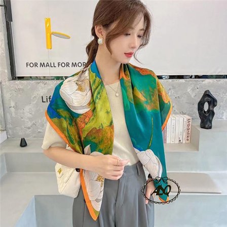 Silk Scarf Beach Shawl 2 2