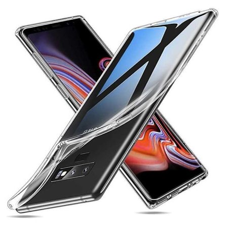 Samsung Note 9 Stöttåligt Genomskinligt Skal Simple
