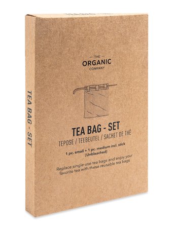 The Organic Company Tea Bag Set - Cream - ONE SIZE