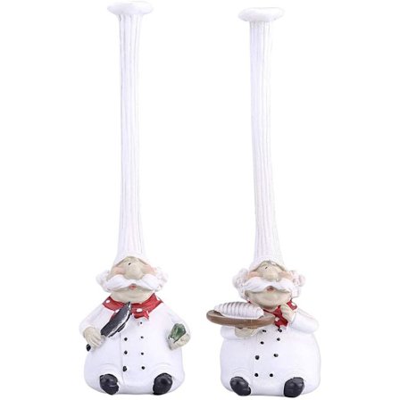 Dekoration i harts av kocken i köket