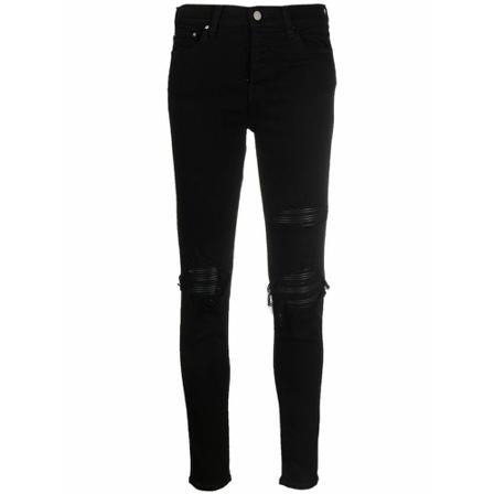 Ami Paris, Slim-fit Jeans Zwart, Dames, Maat:W27