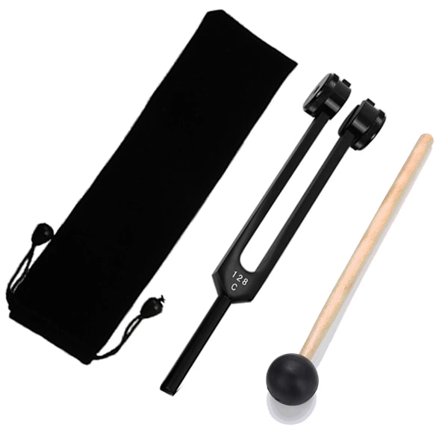 128Hz Medisinsk Nevrologisk Massasje Stemmegaffel Hammer Chakra Vibe Hammer Lydhelbredende Terapi Kit Nervessystem Testverktøy