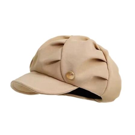 Løs molntopp åttekantet baskerhatter Newsboyhatt Dame Cloud St Khaki