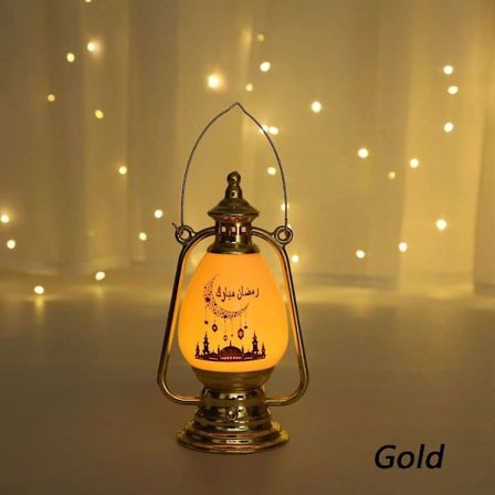 Ramadan Bordslampa GULD GULD för Eid al-Fitr