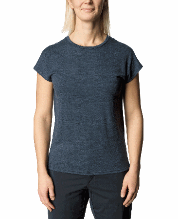 Houdini Activist Tee W's Deep Sea Blue