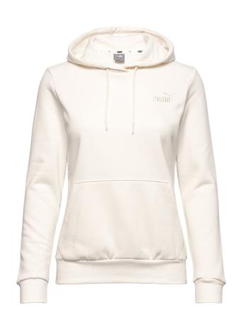 Ess+ Embroidery Hoodie Fl Huppari Kermanvärinen PUMA