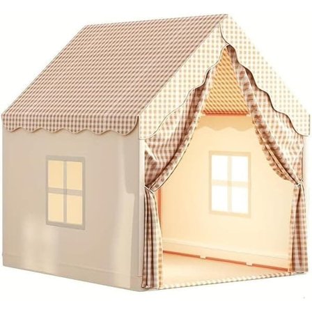 Play Tent for Kids – Pop-up Kids Tent for Indoor, Playhouse with Windows, Princess Tent for Kids Room