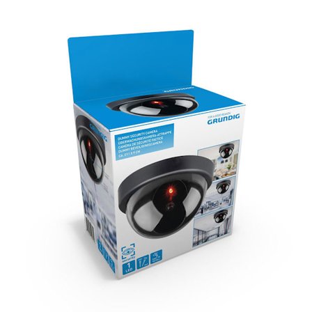 Grundig Dummy valvontakamera kupoli -Musta