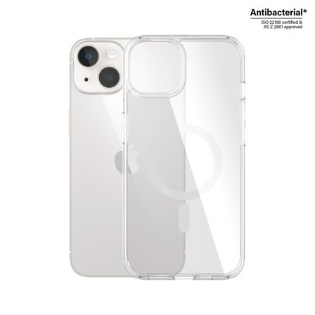 PanzerGlass HardCase Transparent w. White MagSafe iPhone 14 | 13