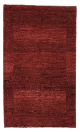 Hand Knotted Persian Loribaft Fine Persia Rug 78X130 Dark Red/Black