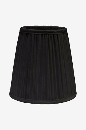 PR Home - Lampeskjerm Stella Plissé 20 cm - Svart - Lampeskjermer - Fra Homeroom