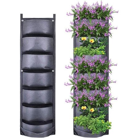 Vertikal Planteringsväska Utomhus Väggplanteringsväska för Balkong