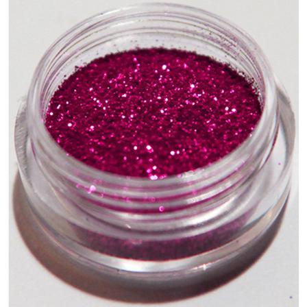 1st Finkornigt Glitter Mörk Rosa