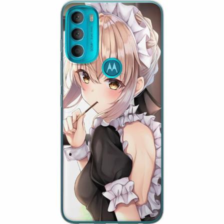 Motorola Moto G71 5g Mjukt Skal - Anime Girl Cute