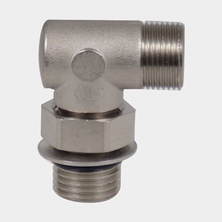 Ultraflex vinkelbeslag med låsmutter utan bypass