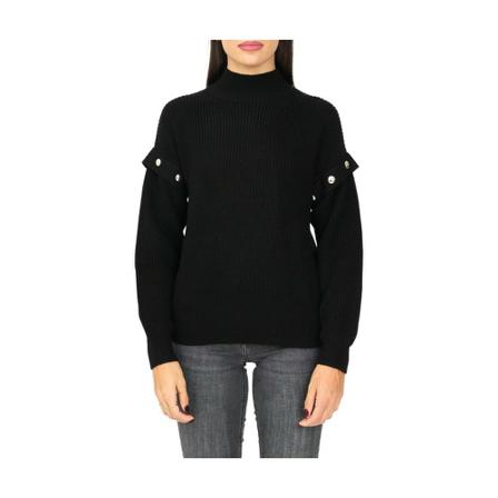 Liu Jo, Turtlenecks Czarny, Kobieta, Rozmiar: S