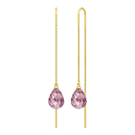 Julie Sandlau Avery Droplet Earrings lila, Dam Örhängen, Dam, Storlek: ONE SIZE
