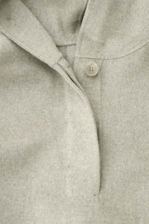 COS Women's Felpa Oversize Con Cappuccio In Lana Doppiata in Beige