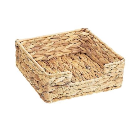 2 st badrums engångshandduksställ lång sjögräs vävd rotting bordshandduk korg tra