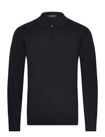 Invimish Polos Long-sleeved Svart INDICODE*Betinget Tilbud