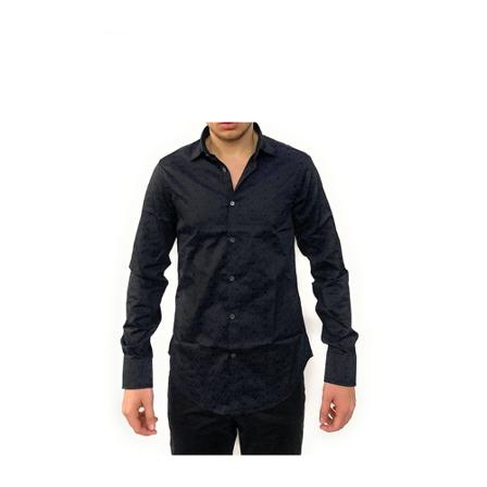 Emporio Armani, Shirts Zwart, Heren, Maat:L