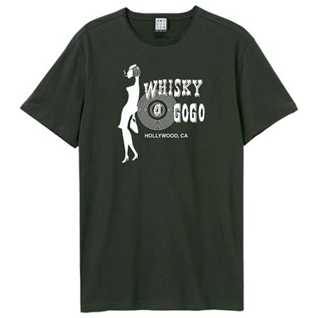 Amplified Unisex Vuxen Smokin ́ Whisky A Go Go T-shirt S Charcoal