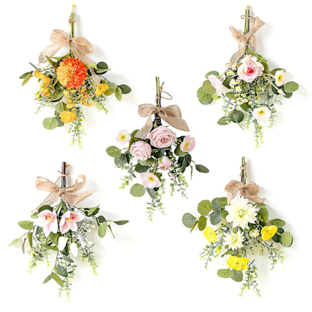 Kunstig Blomsterbuket Faux Ficus Twig Party Dekoration