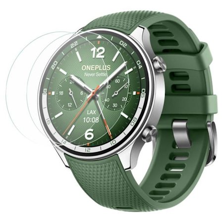 2-pakning OnePlus Watch 2R Skjermbeskytter i herdet glass 2,5D Arc Edge Watch