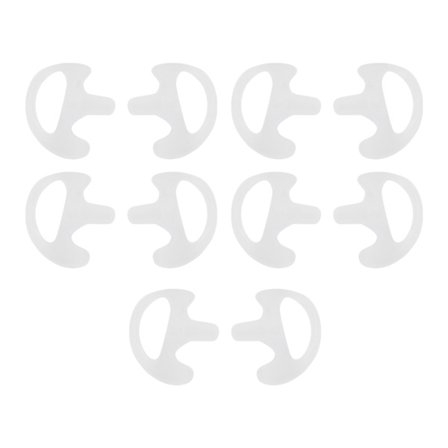 5 par silikon Walkie-Talkie-ørepropper for MTH600 MTH650 MTH800 MTH850 øretelefoner