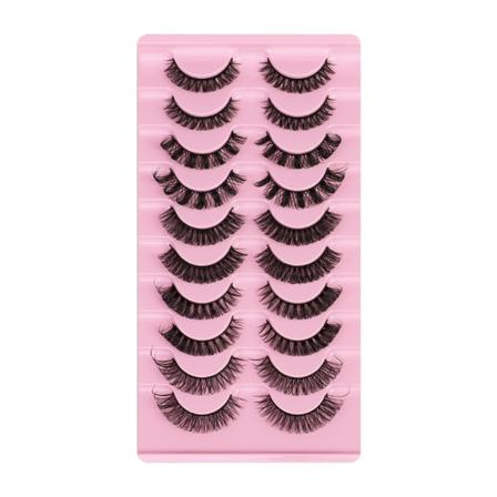 CDQ DD buede tykke europæiske og amerikanske øjenvipper ti par, fremstillet