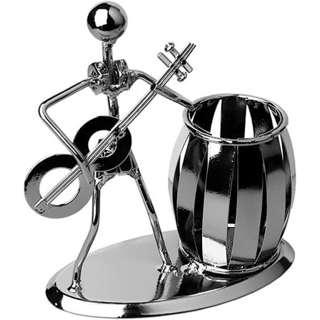 Music Ironman Band Pen Drum, multifunktionell metallpennhållare,