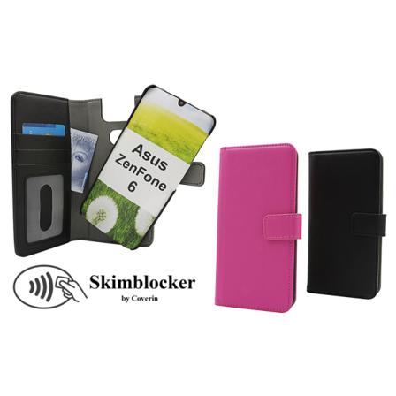 Skimblocker Magnet Wallet Asus Zenfone 6 (zs630kl) Hotpink