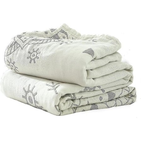 Puuvillapeitto Boho Päiväpeite Kaksipuolinen Peitto Vuodevaatteet Sohvanpäällinen Lakana 150 X 200 Cm