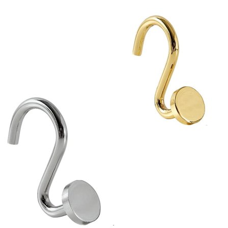 16 Stk Badeforhængskroge Brusestangskroge Gardinringe