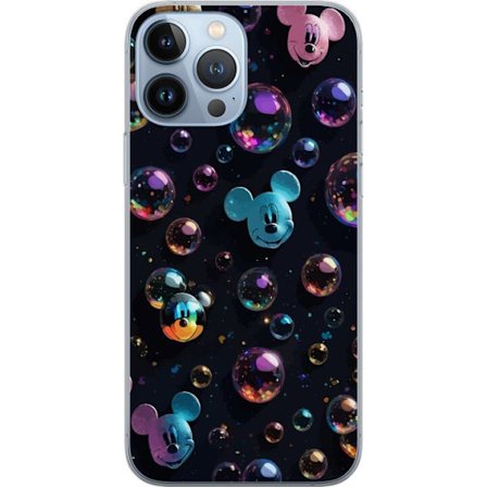 Kompatibel Mobilcover til Apple iPhone 13 Pro Max Mickey Mouse Disney Bobler Design Sjovt Motiv Populær Disneyfigur Tegneserie Børneklassiker