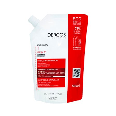 Vichy Dercos Shampoo Energizzante Eco-Ricarica 500 ml