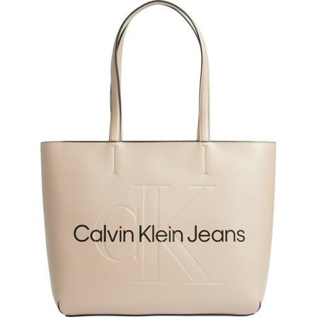 Calvin Klein, Handbags Beige, Dames, Maat:ONE Size,Polyurethaan