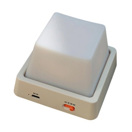 Oppladbar Nattlampe Soverom Atmosfærelys Morsomt Tastatur Tast Nattlys Følgesvenn Sove Lampe Dekorasjon