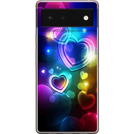 Yhteensopiva Puhelinkuori Google Google Pixel 6 NeonRakkaus