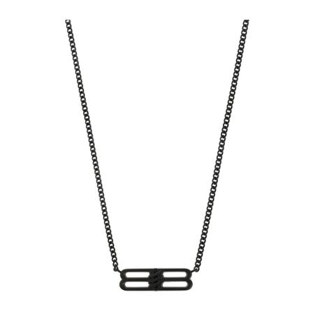 Balenciaga Necklace Sort, Dame Halskæder, Størrelse: ONE Size