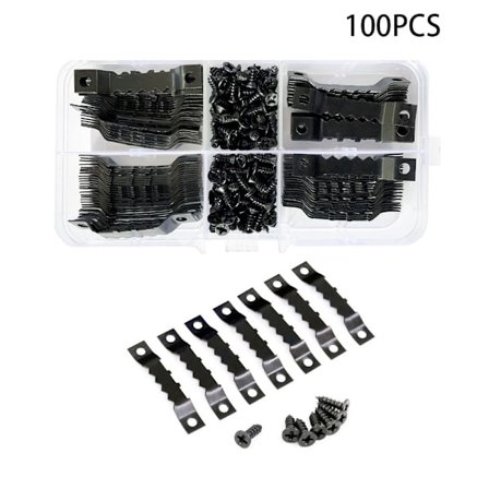 100 stk. Bildeframme Henger, Sagtenn Henger Bildeframmer Pic