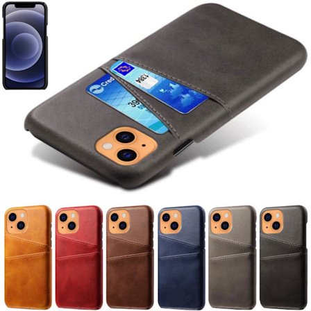 Iphone 13 mini -kotelo, korttikotelo, jossa on reikä laturille ja kuulokkeille