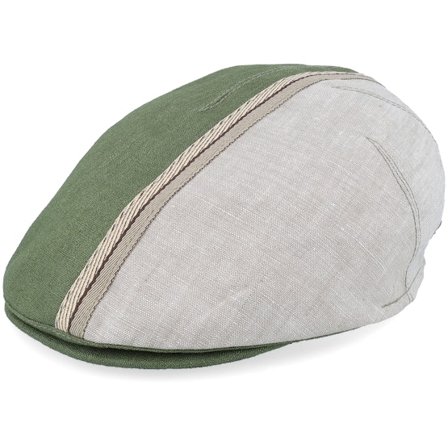 Mayser - Zelená flatcap Kšiltovka - Philipp Sevilla Olive Flat Cap @ Hatstore