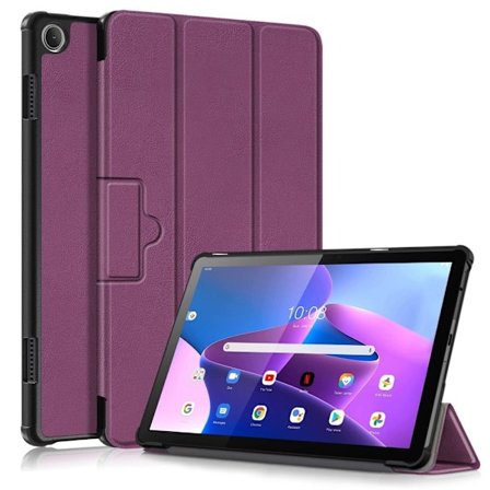 Tri-fold läderfodral för Lenovo Tab M10 (Gen 3) - Lila